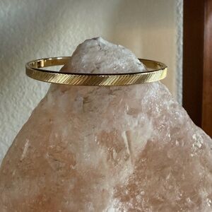 Monet Textured Gold Bracelet